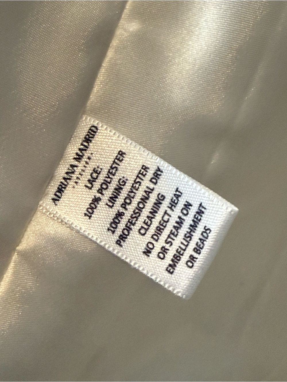 ADRIANA MADRID Frida Wedding Dress Size 10 - Picture 12 of 13